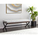 Kenji Black / Mina Light Grey Bench, Small